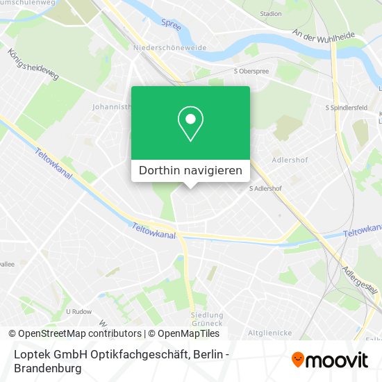 Loptek GmbH Optikfachgeschäft Karte