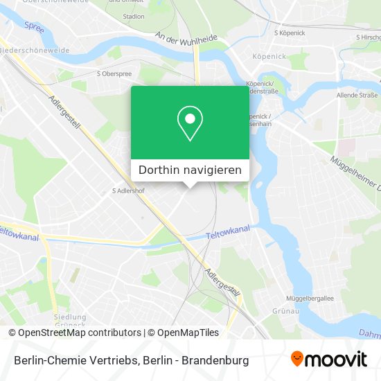 Berlin-Chemie Vertriebs Karte