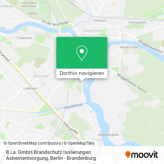 B.i.a. GmbH Brandschutz Isolierungen Asbestentsorgung Karte