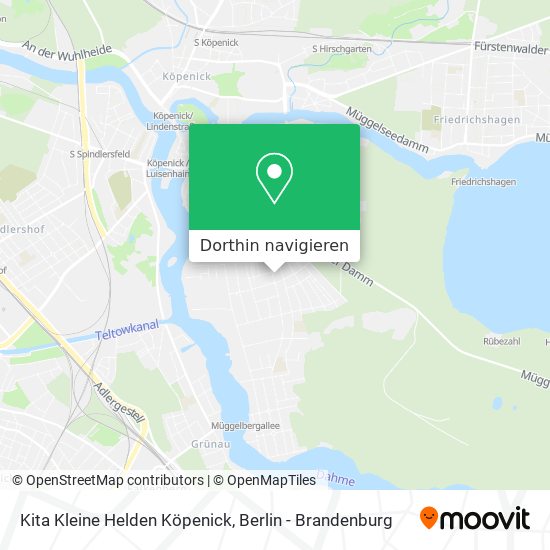 Kita Kleine Helden Köpenick Karte