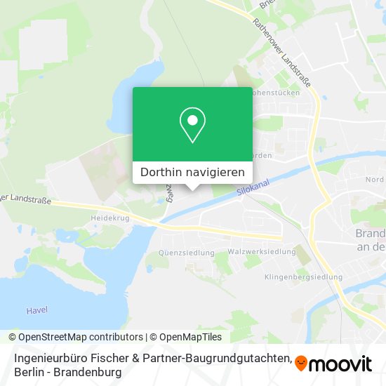 Ingenieurbüro Fischer & Partner-Baugrundgutachten Karte
