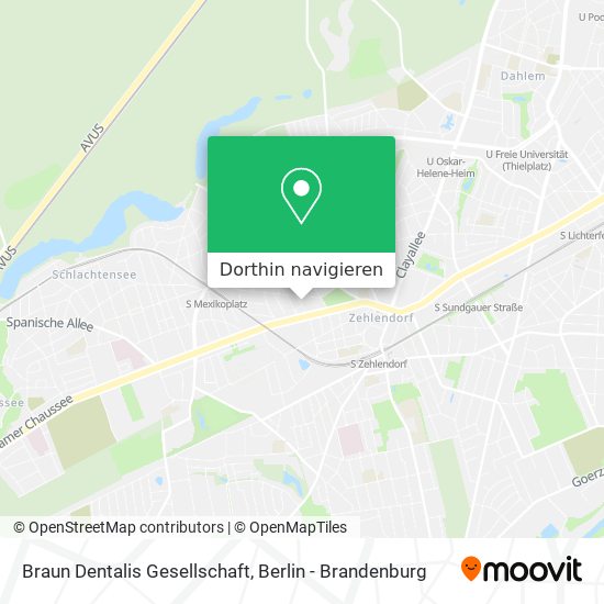 Braun Dentalis Gesellschaft Karte