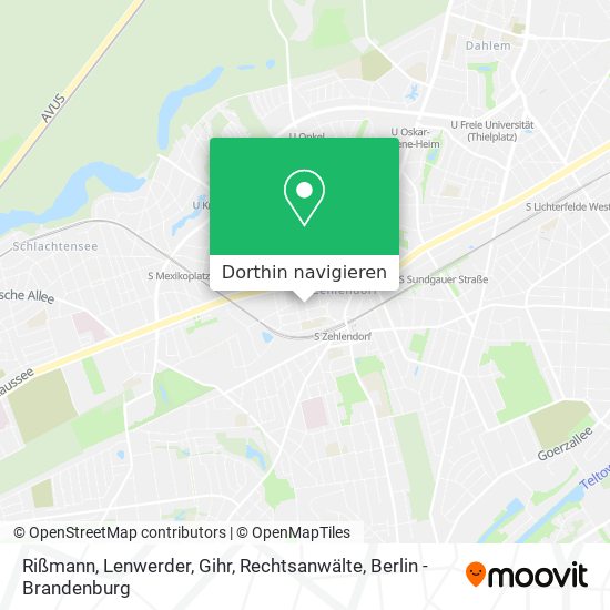 Rißmann, Lenwerder, Gihr, Rechtsanwälte Karte