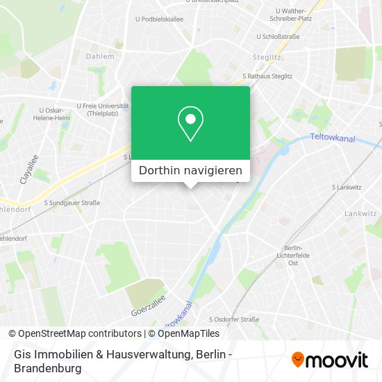 Gis Immobilien & Hausverwaltung Karte