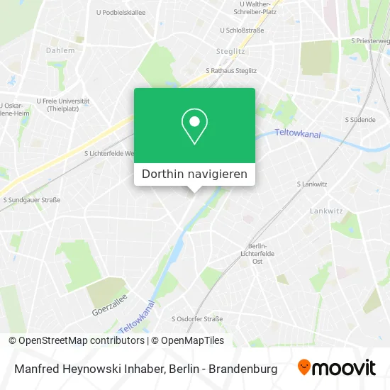 Manfred Heynowski Inhaber Karte