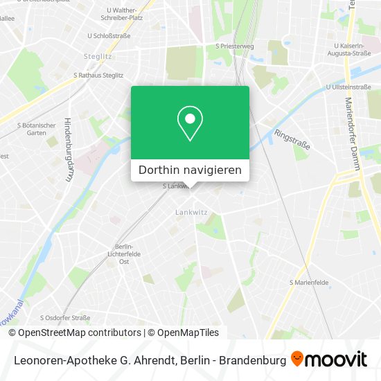 Leonoren-Apotheke G. Ahrendt Karte