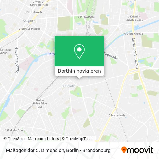 Maßagen der 5. Dimension Karte