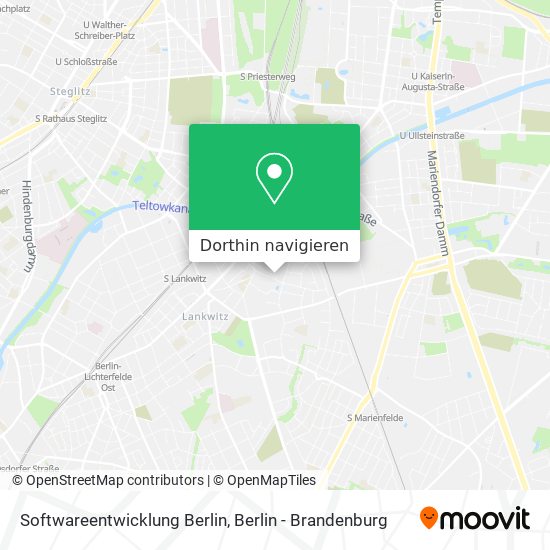 Softwareentwicklung Berlin Karte