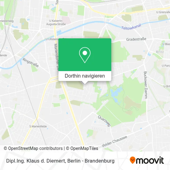 Dipl.Ing. Klaus d. Diemert Karte