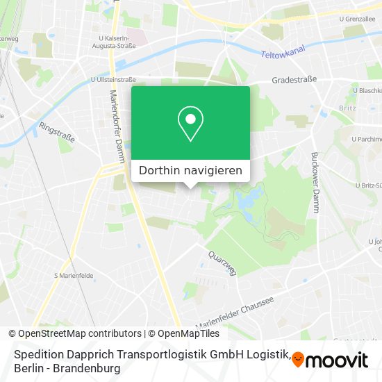 Spedition Dapprich Transportlogistik GmbH Logistik Karte