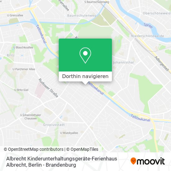 Albrecht Kinderunterhaltungsgeräte-Ferienhaus Albrecht Karte