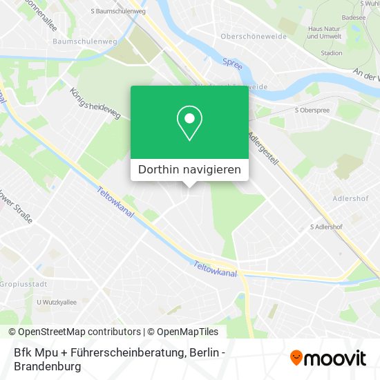 Bfk Mpu + Führerscheinberatung Karte