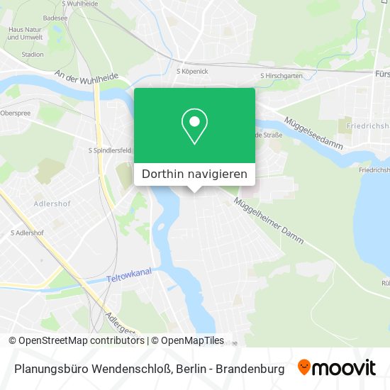 Planungsbüro Wendenschloß Karte