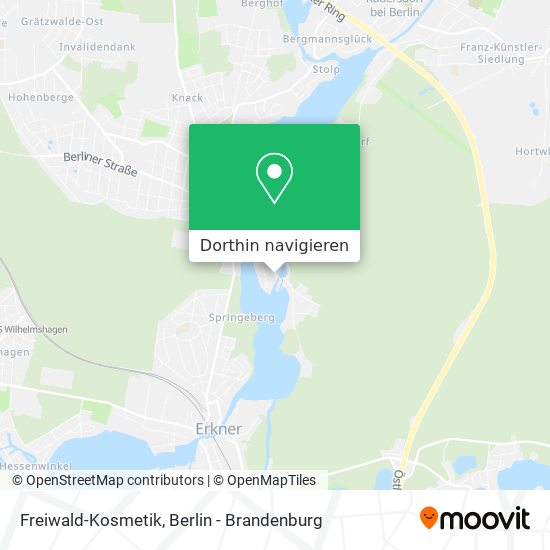 Freiwald-Kosmetik Karte