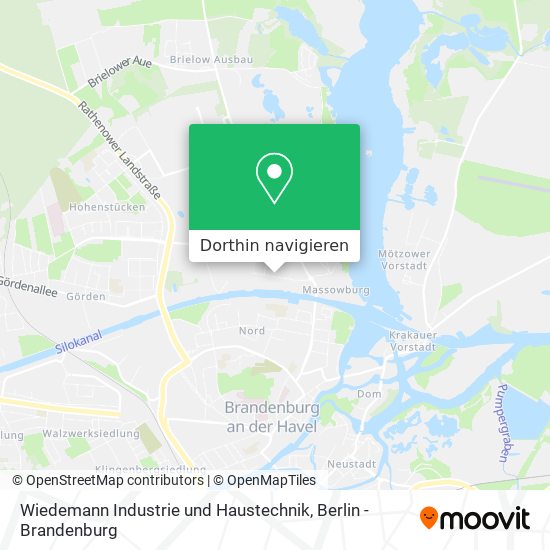 Wiedemann Industrie und Haustechnik Karte