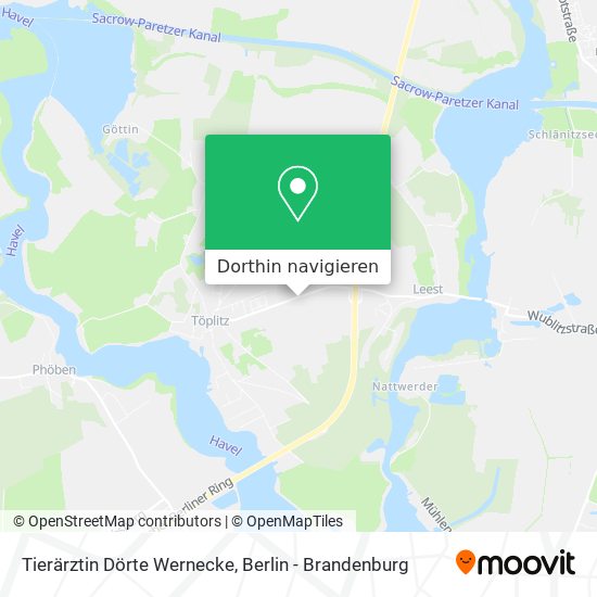 Tierärztin Dörte Wernecke Karte