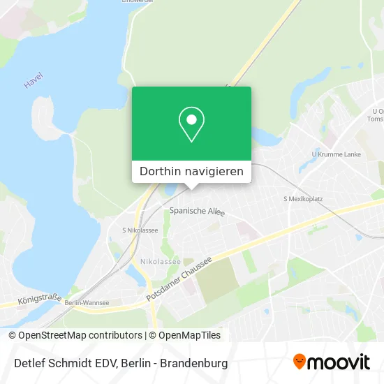 Detlef Schmidt EDV Karte