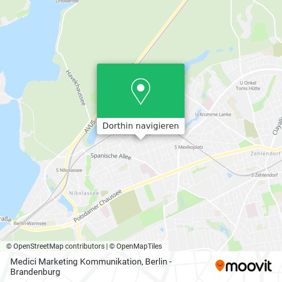 Medici Marketing Kommunikation Karte