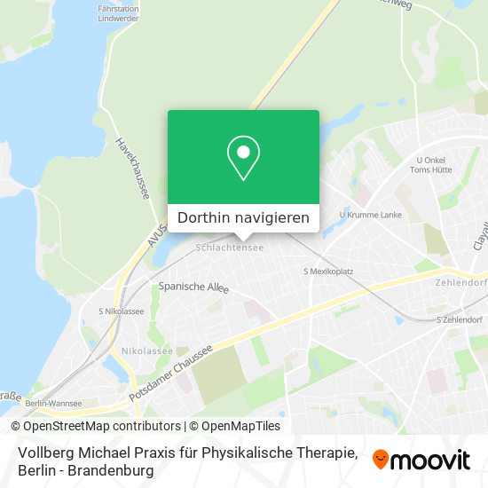 Vollberg Michael Praxis für Physikalische Therapie Karte