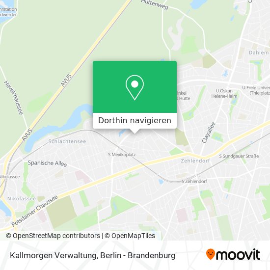 Kallmorgen Verwaltung Karte