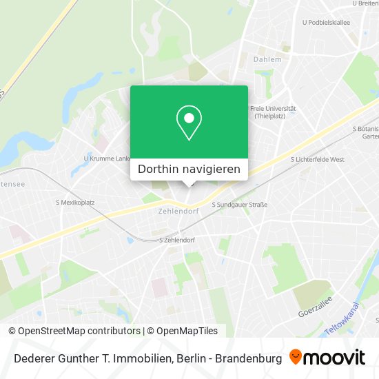 Dederer Gunther T. Immobilien Karte