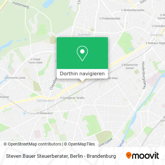 Steven Bauer Steuerberater Karte