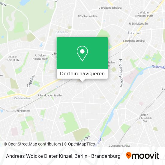 Andreas Woicke Dieter Kinzel Karte