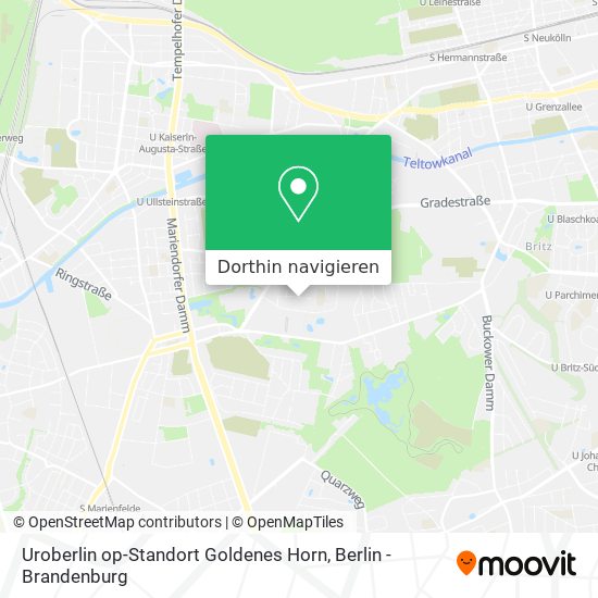 Uroberlin op-Standort Goldenes Horn Karte