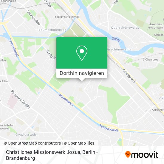 Christliches Missionswerk Josua Karte