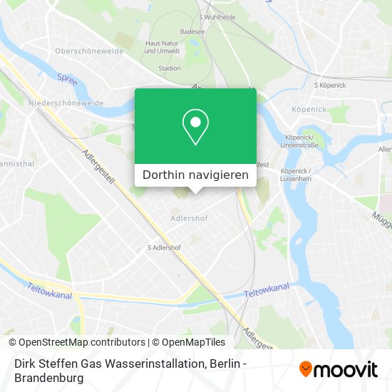 Dirk Steffen Gas Wasserinstallation Karte