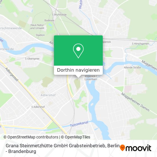 Grana Steinmetzhütte GmbH Grabsteinbetrieb Karte