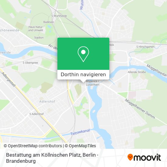 Bestattung am Köllnischen Platz Karte
