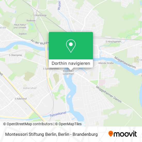 Montessori Stiftung Berlin Karte