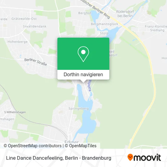 Line Dance Dancefeeling Karte