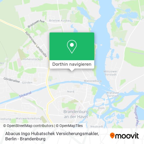 Abacus Ingo Hubatschek Versicherungsmakler Karte