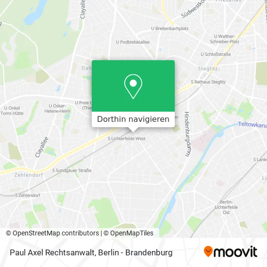 Paul Axel Rechtsanwalt Karte