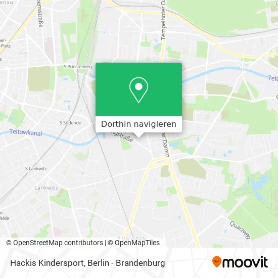 Hackis Kindersport Karte