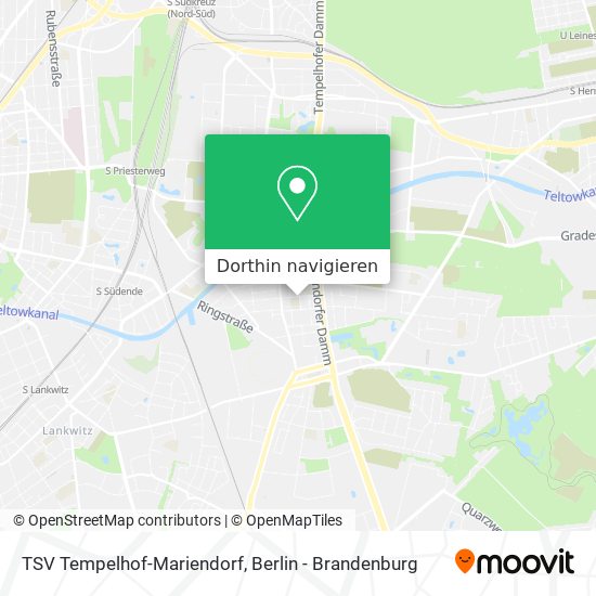 TSV Tempelhof-Mariendorf Karte