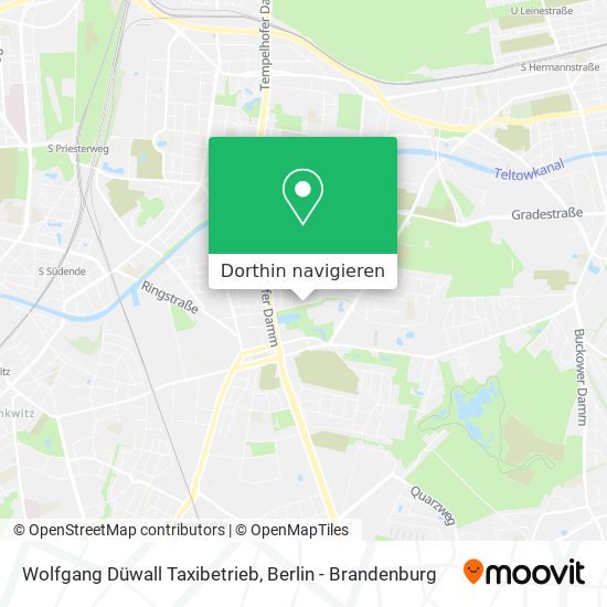 Wolfgang Düwall Taxibetrieb Karte