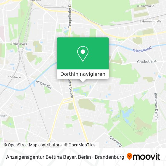 Anzeigenagentur Bettina Bayer Karte