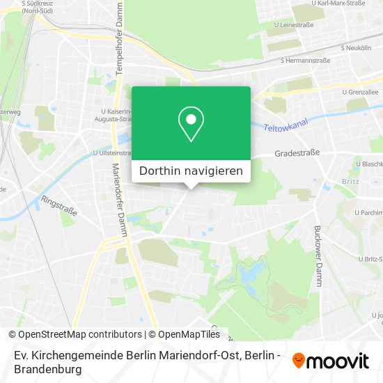 Ev. Kirchengemeinde Berlin Mariendorf-Ost Karte