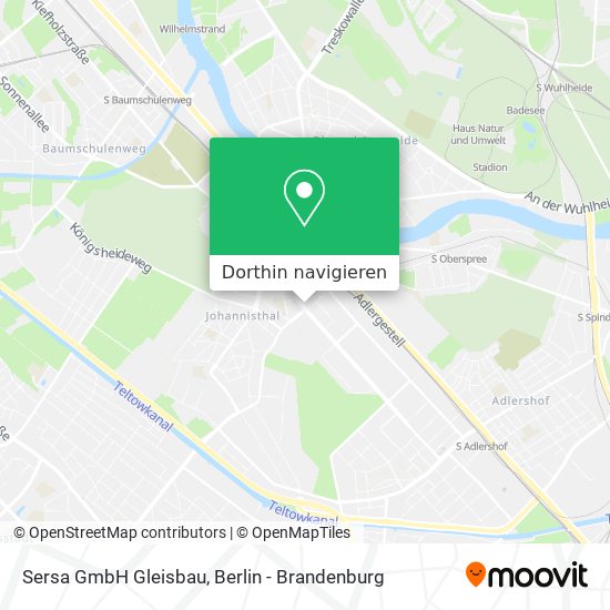 Sersa GmbH Gleisbau Karte