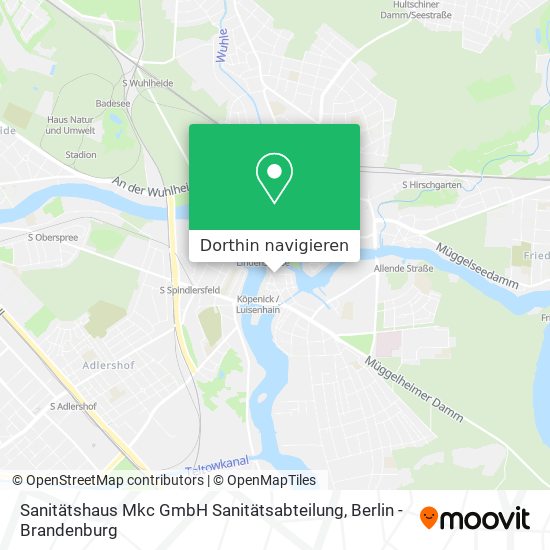 Sanitätshaus Mkc GmbH Sanitätsabteilung Karte