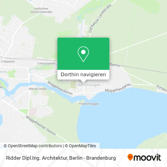 Ridder Dipl.Ing. Architektur Karte