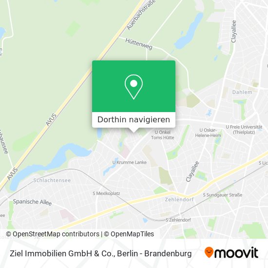 Ziel Immobilien GmbH & Co. Karte