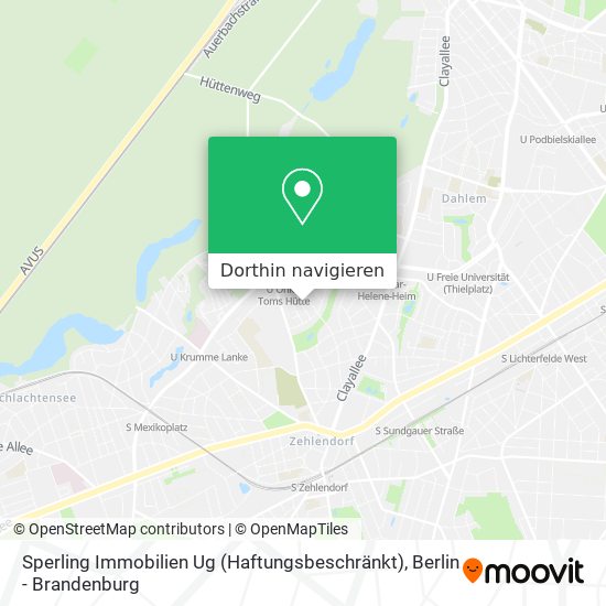 Sperling Immobilien Ug (Haftungsbeschränkt) Karte