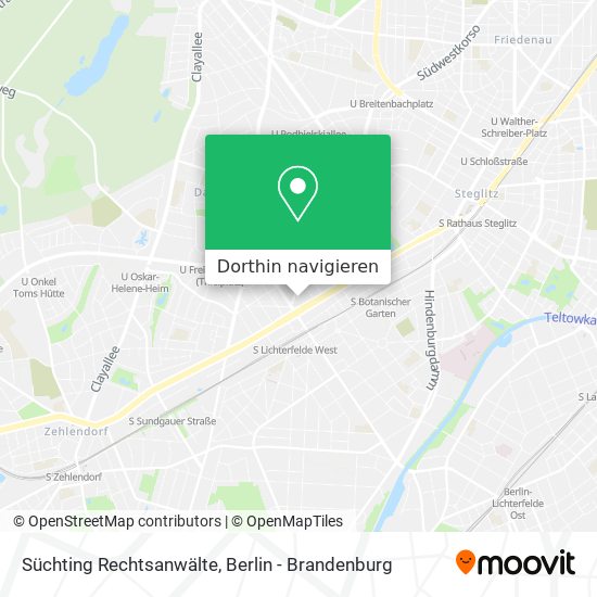 Süchting Rechtsanwälte Karte