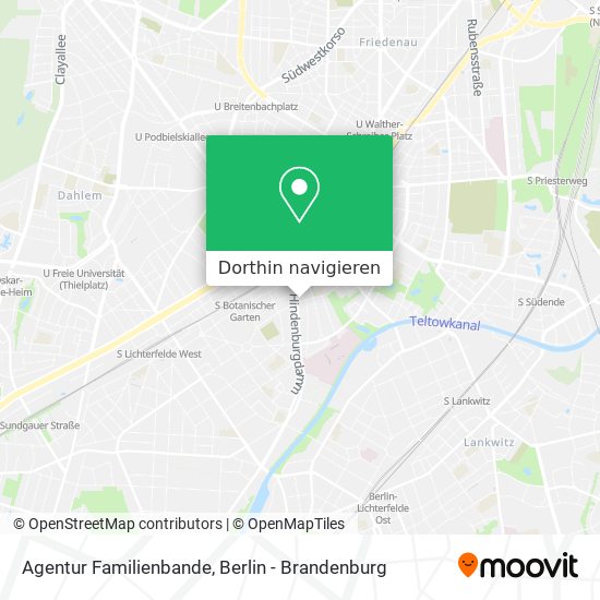 Agentur Familienbande Karte