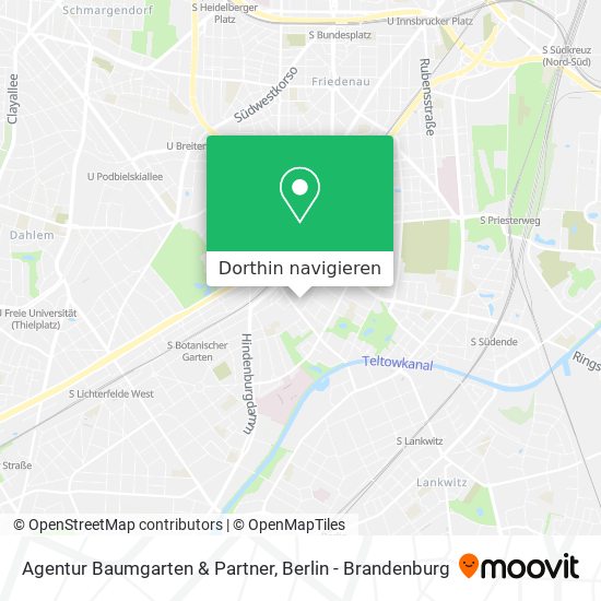 Agentur Baumgarten & Partner Karte