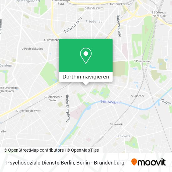 Psychosoziale Dienste Berlin Karte